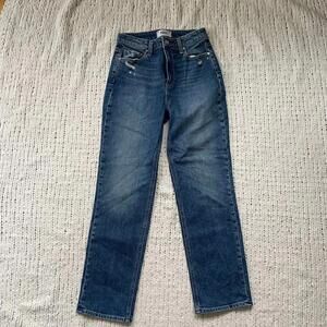 Paige Women's Medium Wash Sarah Straight Ankle Jeans - Size 25